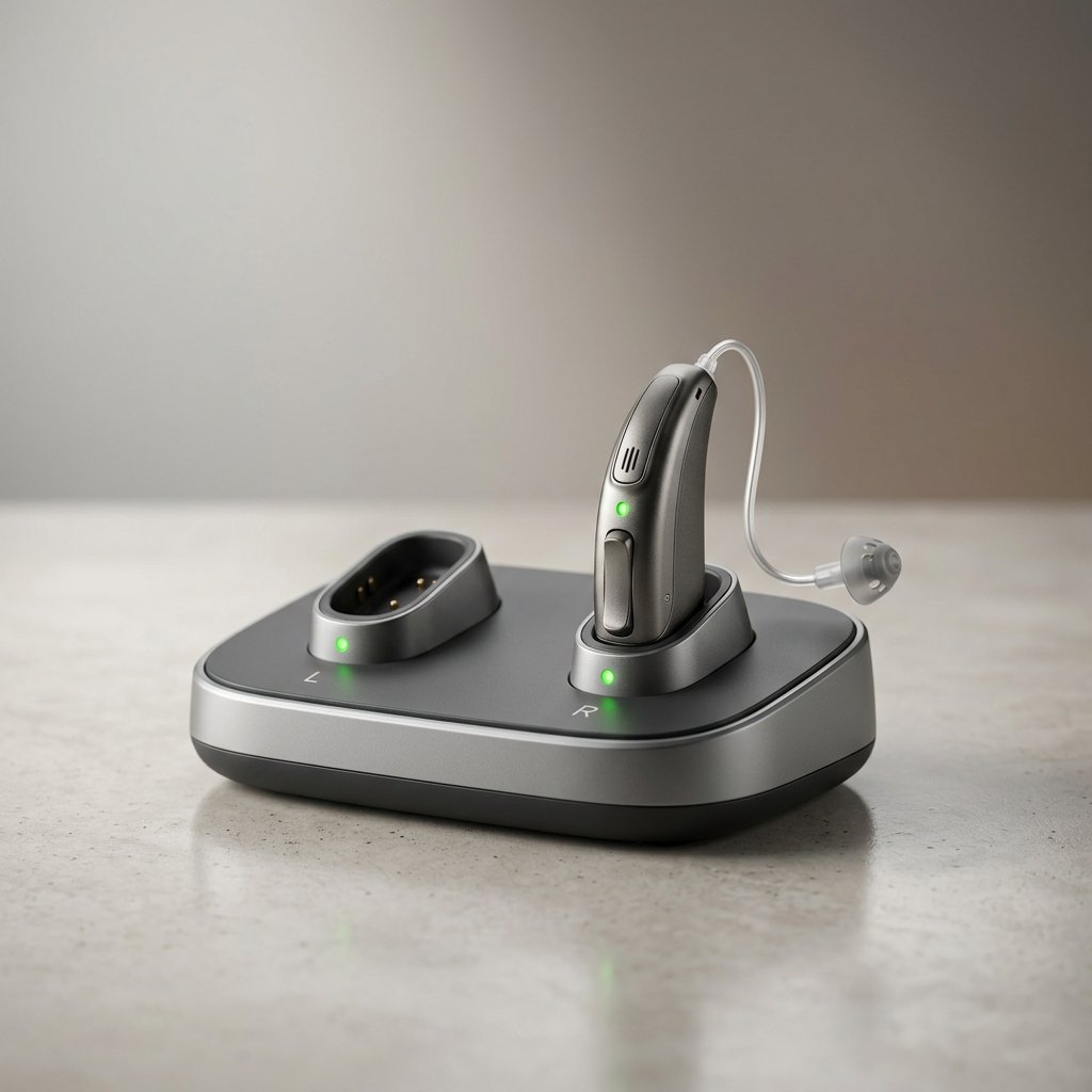 Rechargeable Receiver-In-Canal Hearing Aid